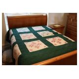 Queen Cross Stitched Quilt