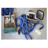 Garden Hose, Lawn Spreader & Gardening Tools