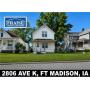 FT MADISON, IOWA REAL ESTATE AUCTION