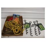Tie Down Stakes & Ropes
