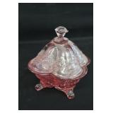 Apple Blossom Covered Candy Dish