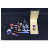 WWII Military Medal, Ribbons & Dog Tags