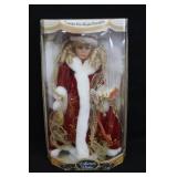 Limited Edition Porcelain Christmas Doll