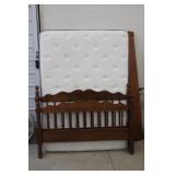 Beautiful Walnut Full Size Bed & Mattress