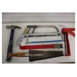Hack Saws, Hammer, & Flat Bar