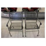 Wrought Iron Rocking Patio Chairs