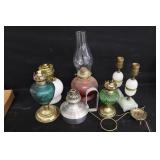 Assorted  Oil Lamps