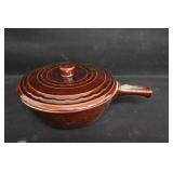 9' Covered Stoneware Casserole