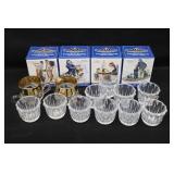 Porcelain Tankard  & Pressed Glass Cups & Votives