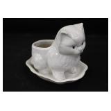 Newer Porcelain Kitty Cat Planter