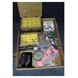 Jewelry Box & Assorted Jewelry