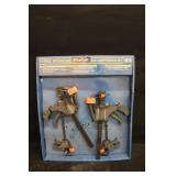 New 4-Piece Ratcheting Bar Clamp Set
