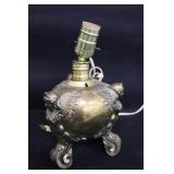 Brass Figural 6-1/2' Lamp