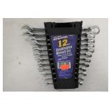 12 Piece Combination Metric Wrench Set