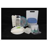 Cutting Board, Storage Containers, Lazy Susan