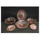 Pink Depression Glassware