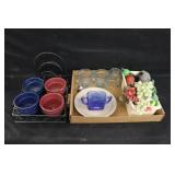 Collectibles, Fruit & Fire-King Cups