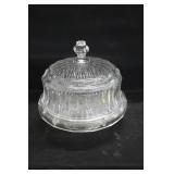 12' Heavy Glass Covered Cake Stand