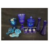 Blue Glassware