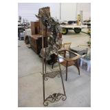 Decorative Metal Easel W/ Brass Finish