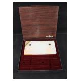 Sheaffer White Dot Desk Set