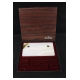 Sheaffer M14 White Dot Desk Set