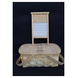 Crafting Basket & Wash Board