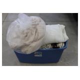 Tub Full of Bedding & Blankets