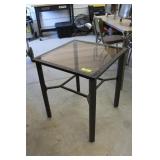 Glass Top Outdoor Table