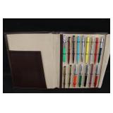 Salesman Sampler Sheaffer Pens in Display Case