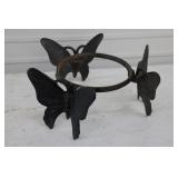 Cast Iron Butterfly Planter Ring