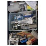 Assorted Door Knobs, Shims & Hardware