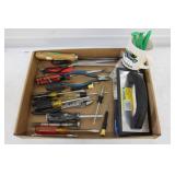 Screw Drivers, Pliers & Grout Float