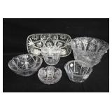 Crystal Bowls & Pressed Glassware