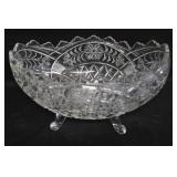 Leaded Crystal 11' Footed Bowl