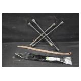 4-Way Wrenches & New 42' Lawnmower Blade Set