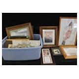 Assorted Pictures, Frames & Sampler