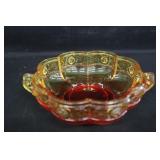 Aztec Rose Amberina Dish