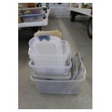 Assorted Storage Tubs