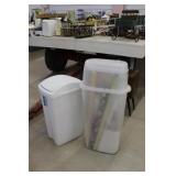 Wrapping Paper Container & Trashcan