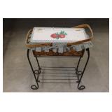 Wire Stand with Basket