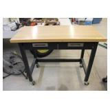 Rolling 4' Work Bench W/ Drawers