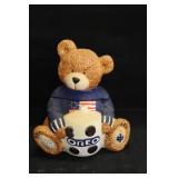 Patriot Bear Oreo Cookie Jar
