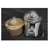 Juicer & Small Crockpot