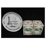 Emerald Lady Ornaments & Fort Madison Plates