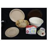 Bowls, Pie Plates & Tea Set