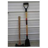 Double Bit Axe & 7' Scraper