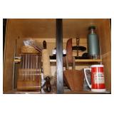 Vases, Serving Trays, & Steak Knives