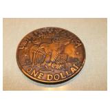 Cast Iron One Dollar Trivet