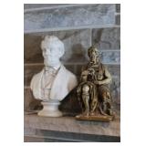 Plaster Bust & Statue